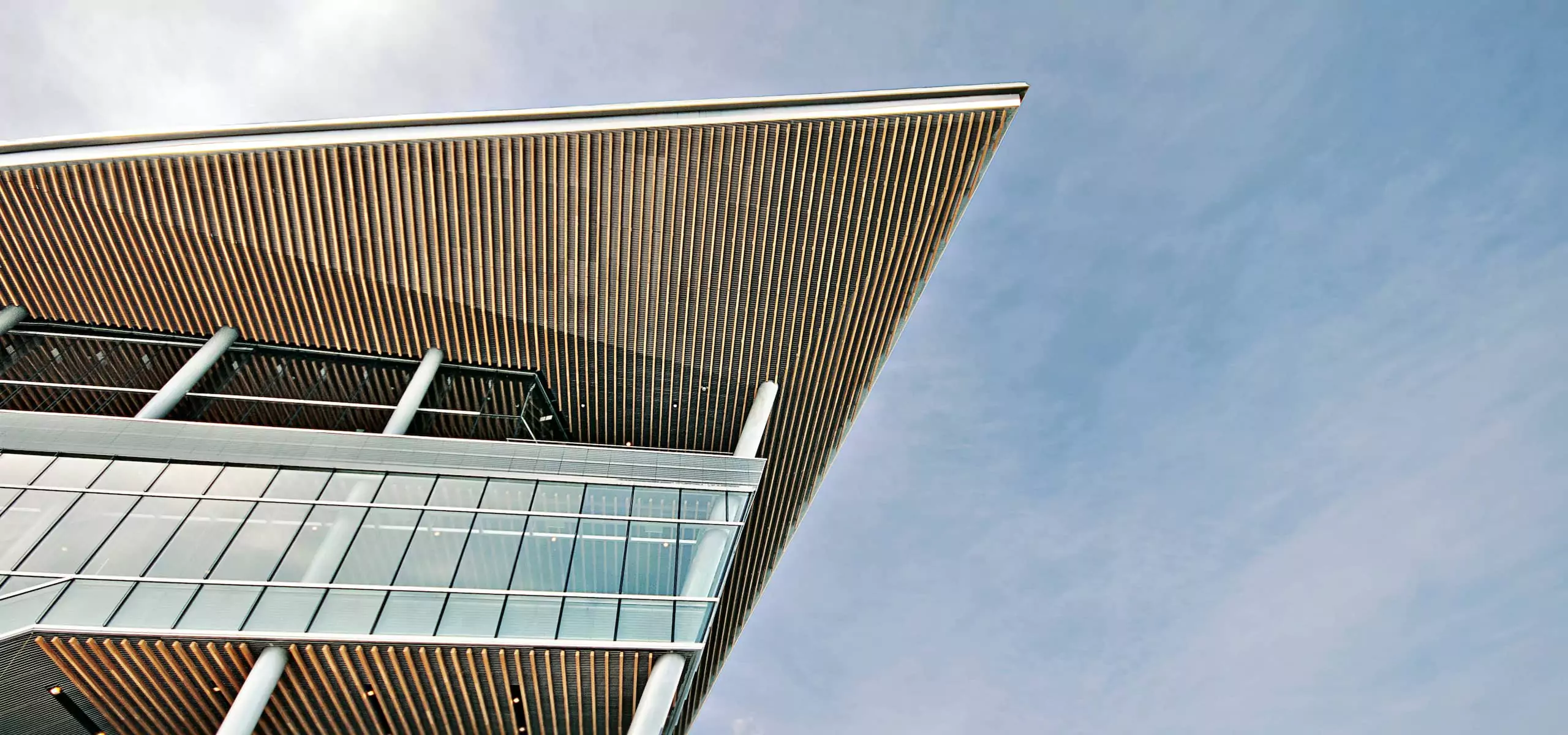 A skyscraper building.